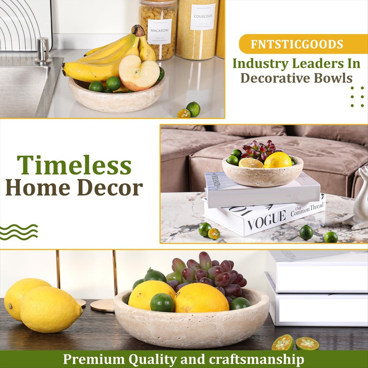 Home Decor Trend 2026 - ชามตกแต่งหินอ่อนเทรนด์ปี 2026 สำหรับตกแต่งบ้าน - ของตกแต่งกลางโต๊ะสไตล์โมเดิร์นสำหรับทางเข้าหรือห้องครัว