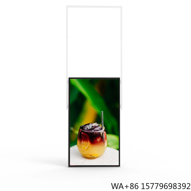 Home Decor Shop - จอแสดงผลโฆษณาแบบแขวนเพดานขอบบางพิเศษ ความสว่างสูง สำหรับหน้าต่างโฆษณาในห้างสรรพสินค้า