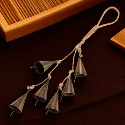 Boho Wind Chimes - กระดิ่งลมตกแต่งรูปแม่มด เหมาะสำหรับตกแต่งบ้านสไตล์โมเดิร์น รัสติก โบโฮ ใช้ได้ทั้งภายนอกและภายในบ้าน สำหรับตกแต่งในเทศกาลต่างๆ