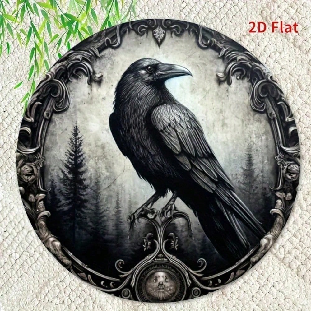 Home Decor Gothic - ศิลปะติดผนังอลูมิเนียมสไตล์โกธิควินเทจ ขนาด 8x8 นิ้ว ป้ายโลหะกันน้ำ ทนทาน