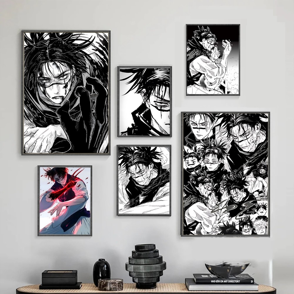 Home Decor Essentials - โชโซ จูจุสึไคเซ็นอะนิเมะโปสเตอร์โปสเตอร์โปสเตอร์กันน้ำคอฟฟี่เฮาส์ บาร์ ตกแต่งบ้าน