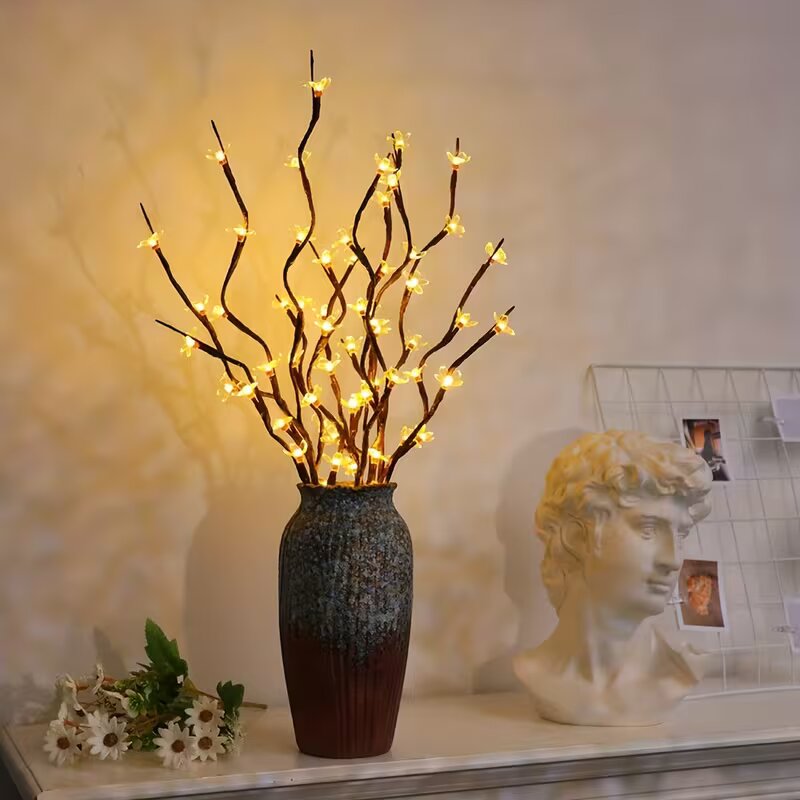 Home Decor Tree - ไฟต้นซากุระ 20 LED 1/2 ชิ้น สำหรับตกแต่งบ้านทั้งภายในและภายนอกอาคาร