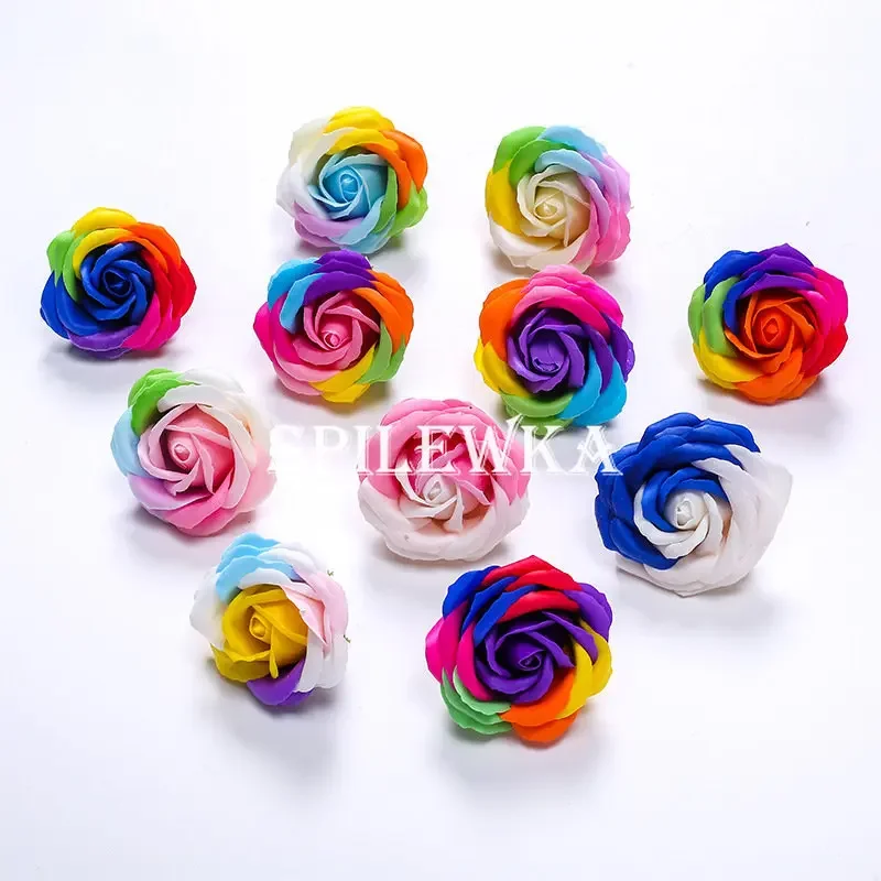Home Decor Halloween - Spilewka 6X7 ซม.Rose ประดิษฐ์ดอกไม้ 25pcs DIY