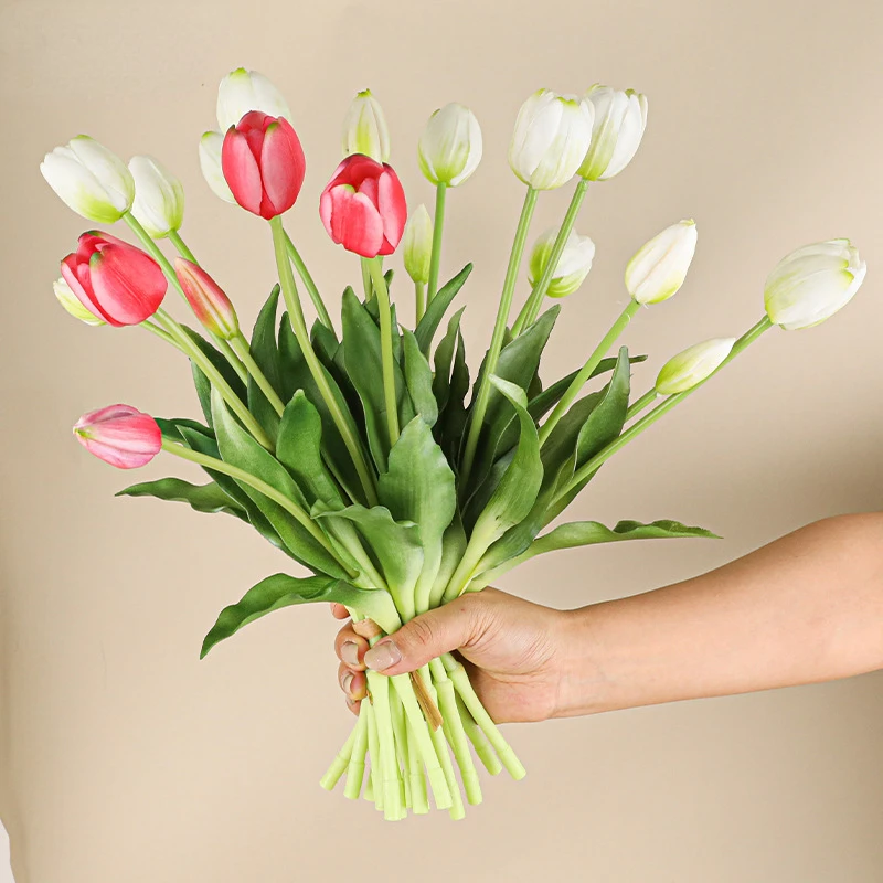 ดอกทิวลิปประดิษฐ์ 5 หัวงานแต่ง - Home Decor Tulip บทวิจารณ์และราคา