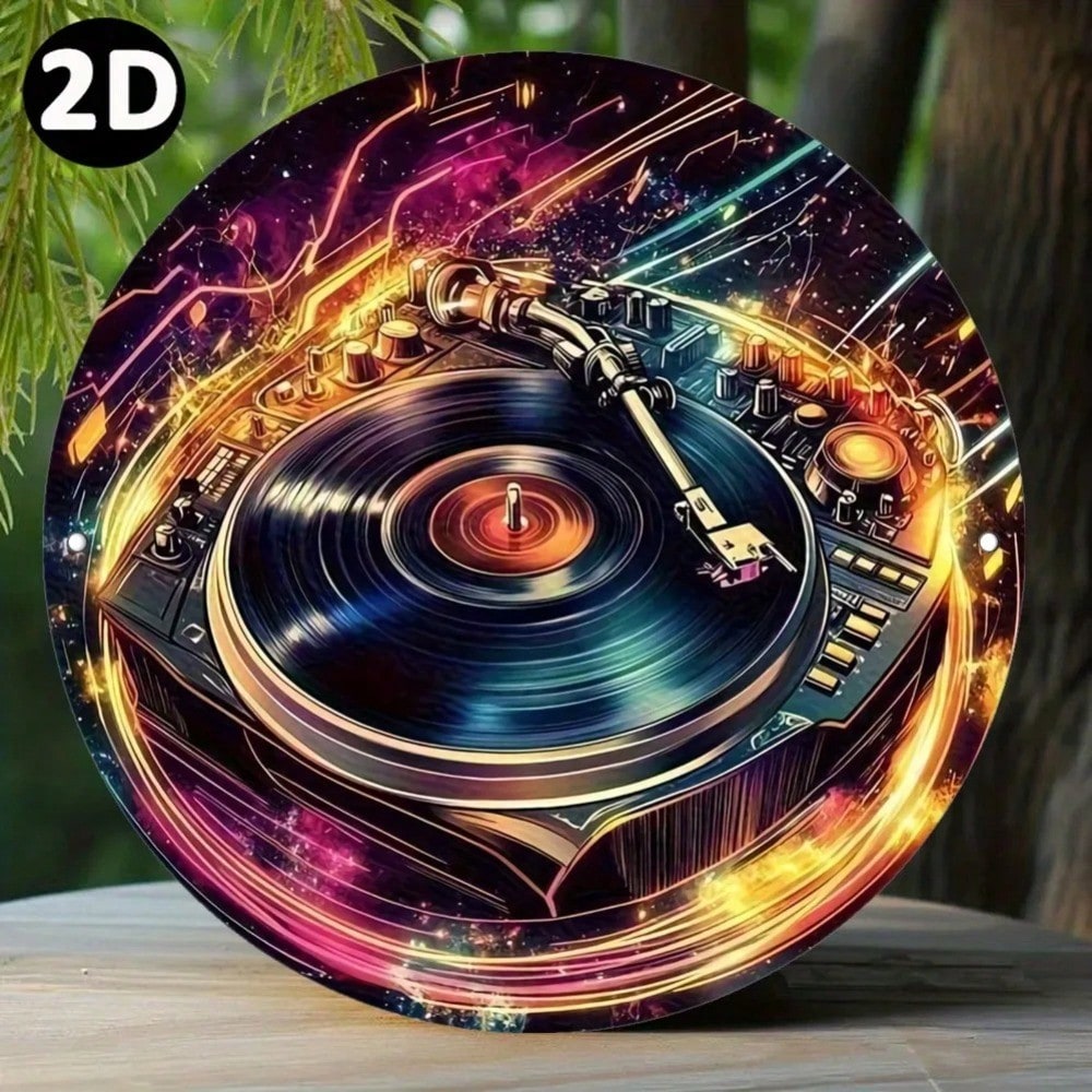 ป้ายเหล็กตกแต่งผนังลายแผ่นเสีย - Home Decor Brand บทวิจารณ์และราคา