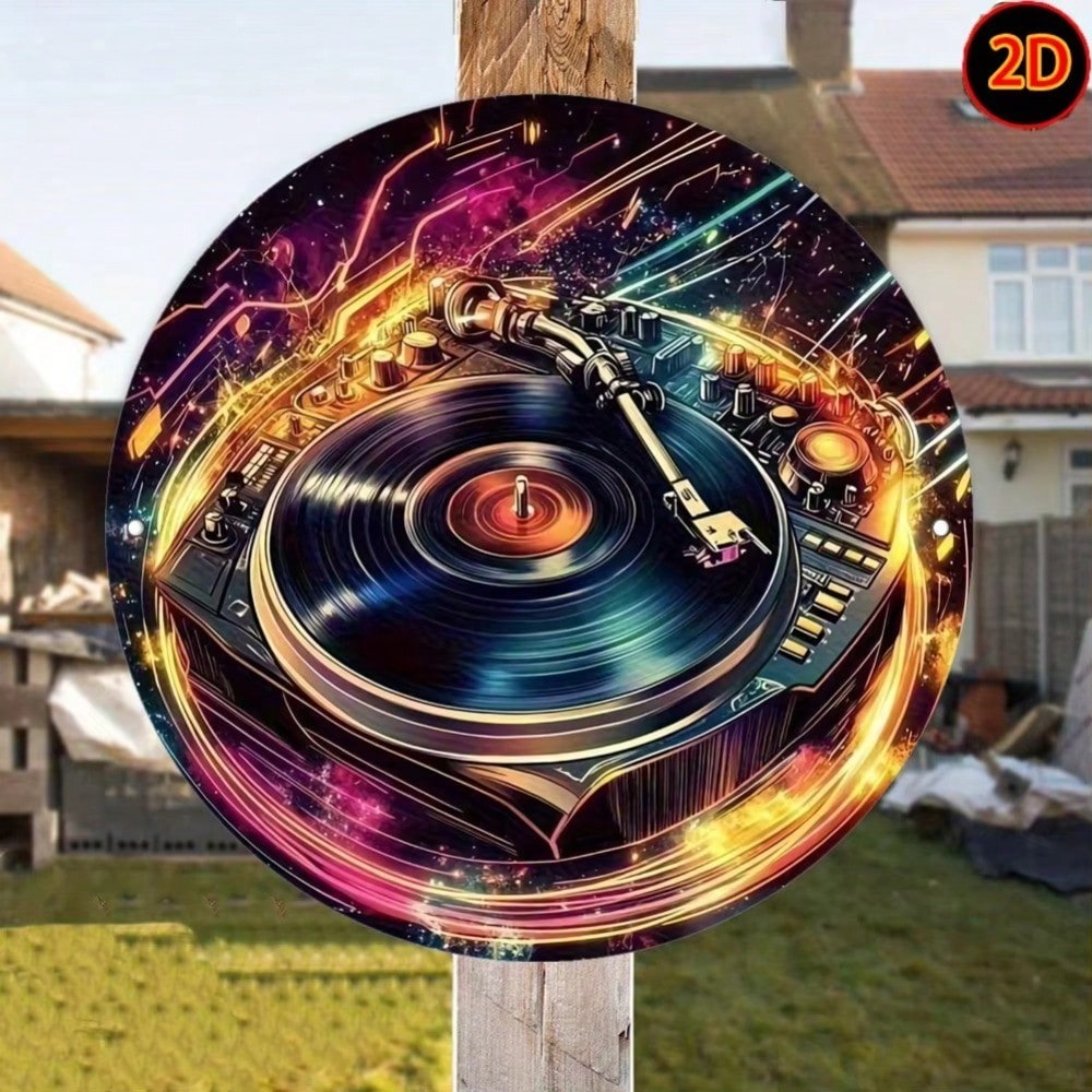 ป้ายเหล็กตกแต่งผนังลายแผ่นเสีย - Home Decor Brand บทวิจารณ์และราคา