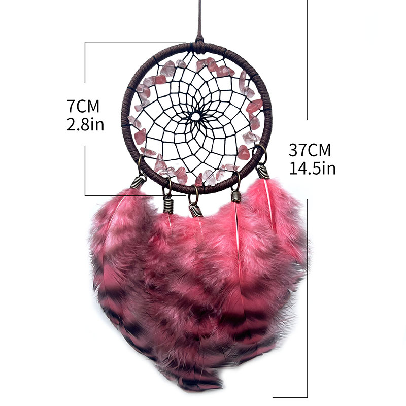 Boho คริสตัล Feathers Dream Ca - Boho Wind Chimes บทวิจารณ์และราคา