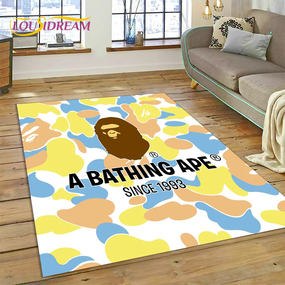 พรมพิมพ์ลาย 3 มิติ ลาย B-BAPE  - Home Decor Game Online บทวิจารณ์และราคา