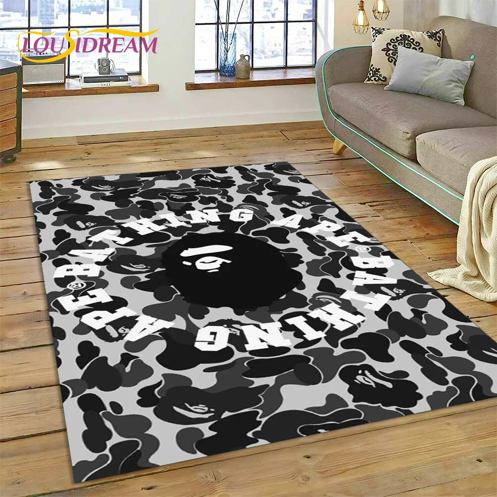 พรมพิมพ์ลาย 3 มิติ ลาย B-BAPE  - Home Decor Game Online บทวิจารณ์และราคา