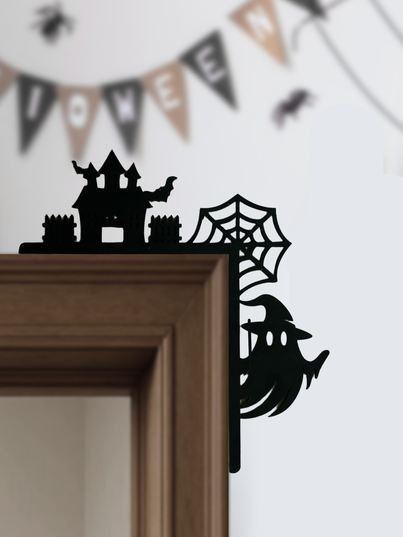 ของตกแต่งมุมประตูฮาโลวีนทำจากไ - Home Decor Gothic บทวิจารณ์และราคา