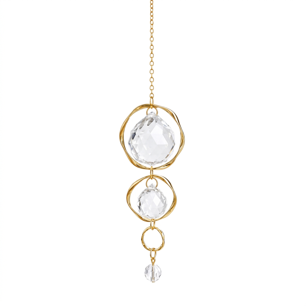 คริสตัลรุ้งตกแต่งหน้าต่างแบบแข - Boho Wind Chimes บทวิจารณ์และราคา