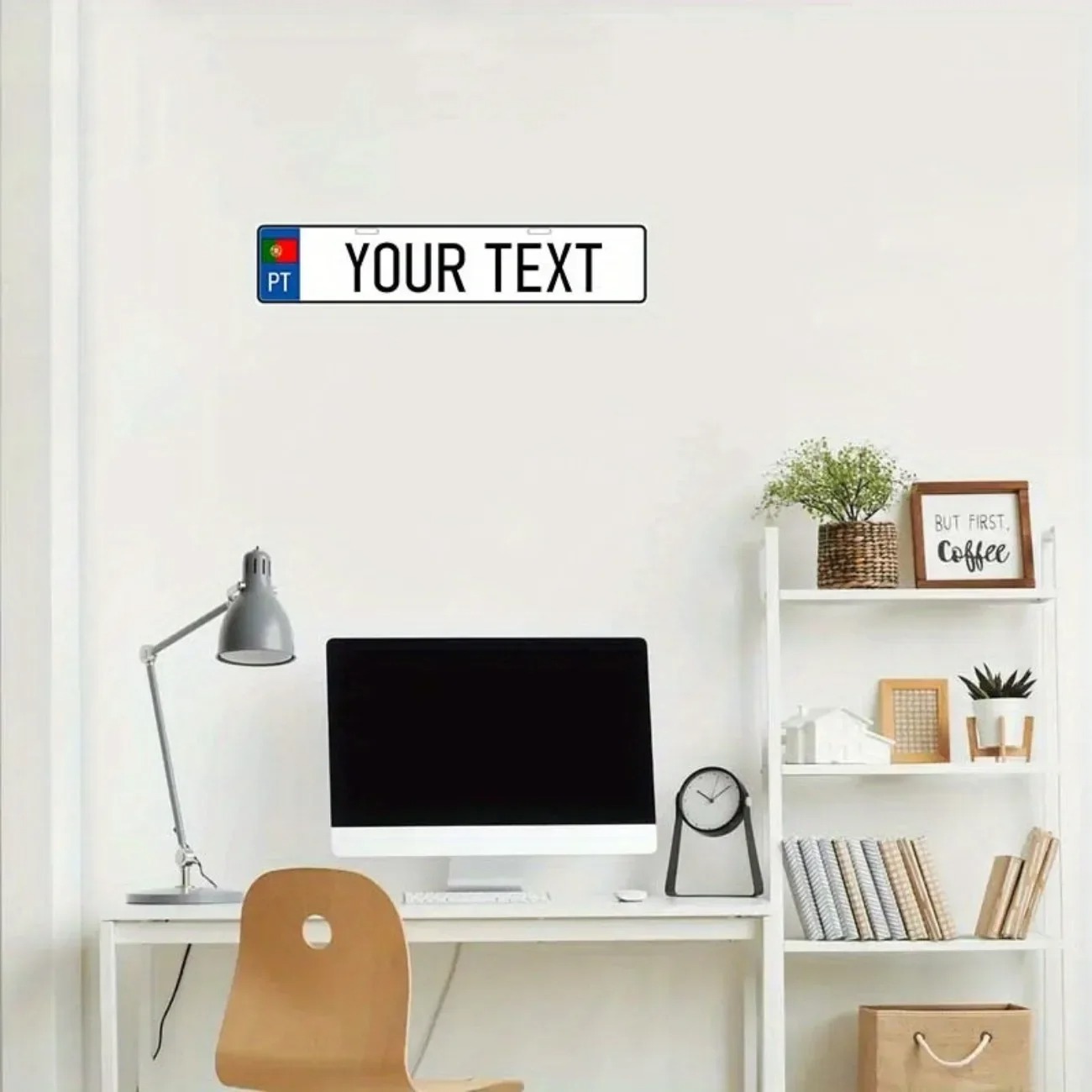 ป้ายทะเบียนอะลูมิเนียมสไตล์เรโ - Home Decor Interior บทวิจารณ์และราคา