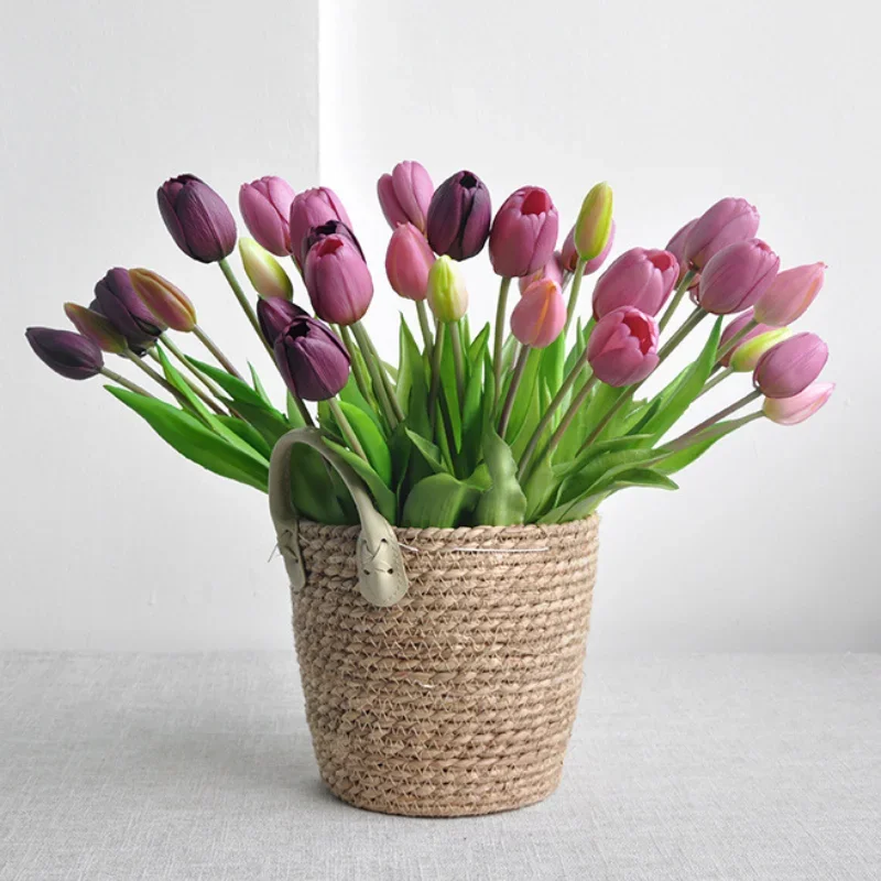ดอกทิวลิปประดิษฐ์5หัวยางปลอมเน - Home Decor Tulip บทวิจารณ์และราคา