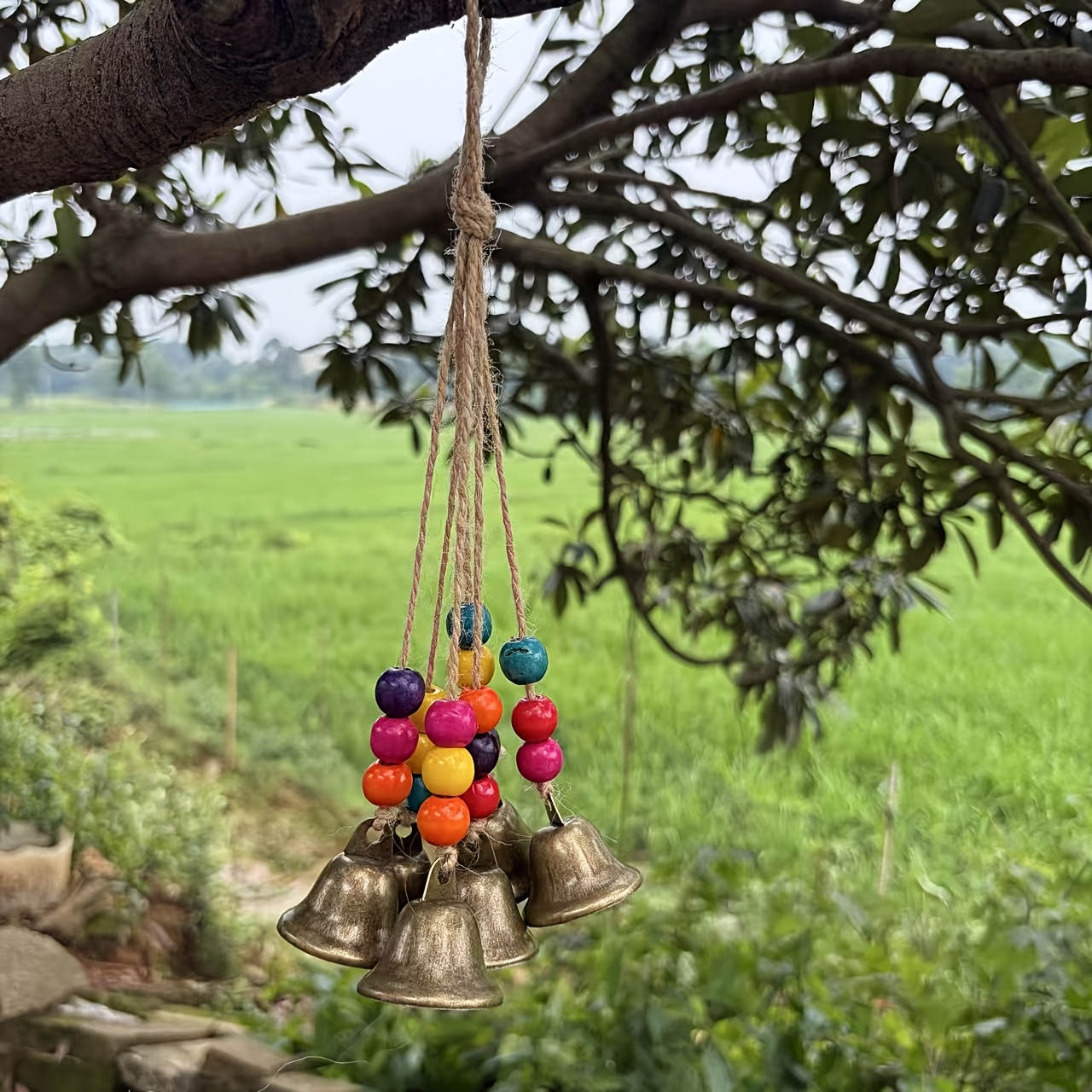 กระดิ่งลมโบฮีเมียนพร้อมกระดิ่ง - Boho Wind Chimes บทวิจารณ์และราคา