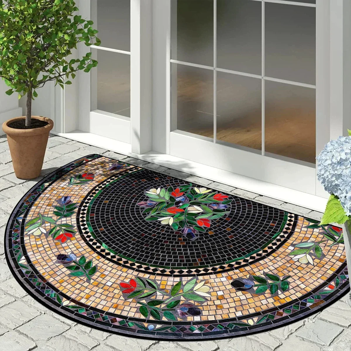 พรมเช็ดเท้าตกแต่งสวนประตูพรมปู - Home Decor Game Online บทวิจารณ์และราคา