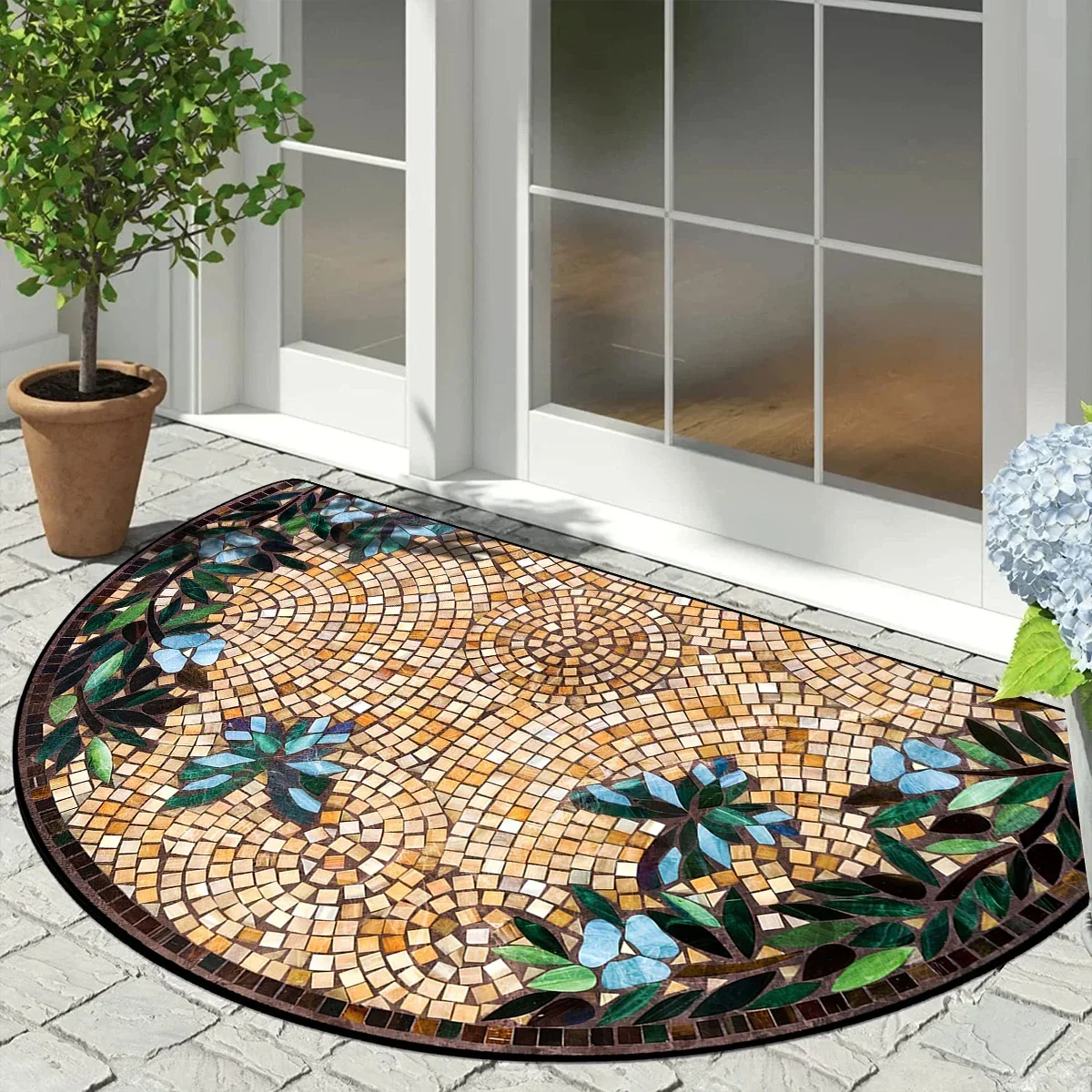พรมเช็ดเท้าตกแต่งสวนประตูพรมปู - Home Decor Game Online บทวิจารณ์และราคา