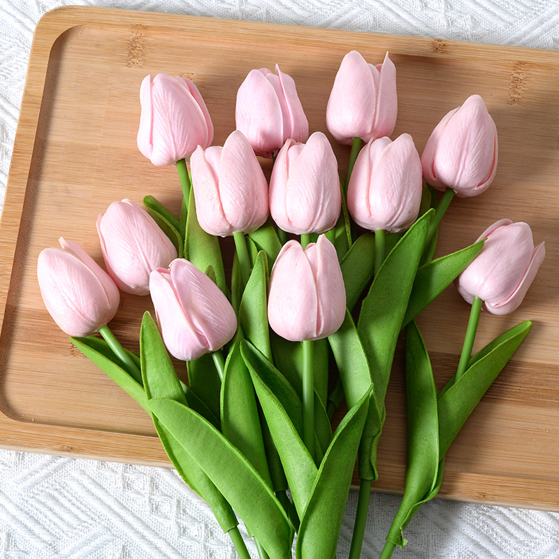 3/6/9PCS TULIP ประดิษฐ์ดอกไม้ส - Home Decor Tulip บทวิจารณ์และราคา