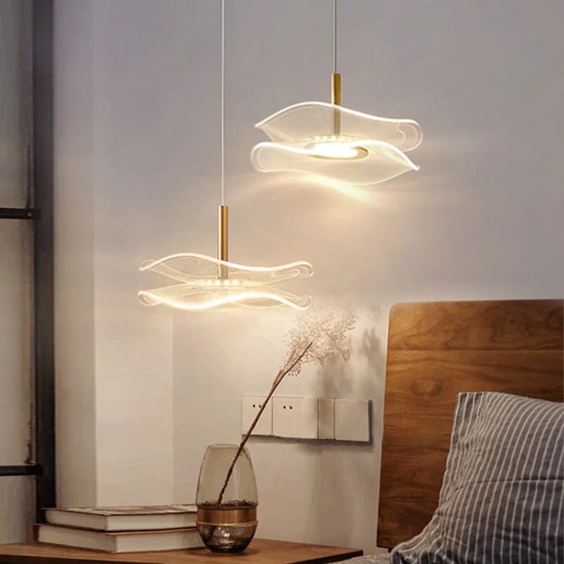 โคมไฟระย้า LED แบบนอร์ดิกโคมไฟ - Hanging Moon Lamp บทวิจารณ์และราคา
