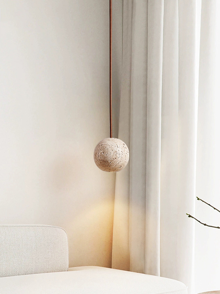 โคมไฟ LED จี้หินสีเหลือง Trave - Hanging Moon Lamp บทวิจารณ์และราคา