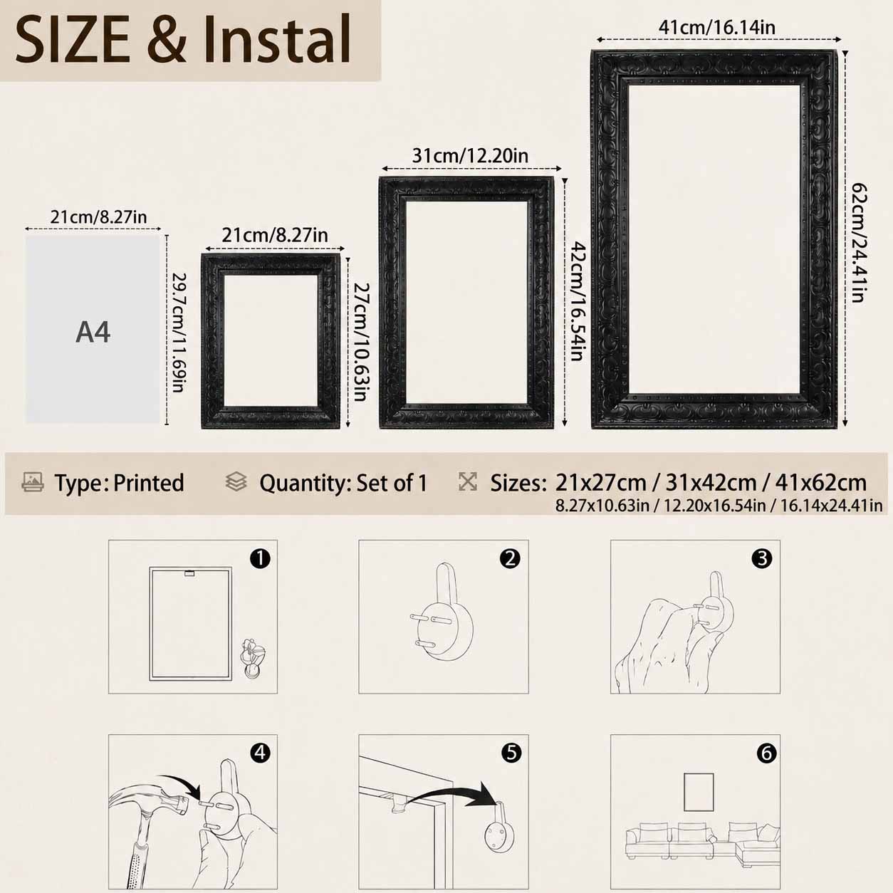 ภาพตกแต่งผนังฮาโลวีน, ภาพพิมพ์ - Home Decor Gothic บทวิจารณ์และราคา