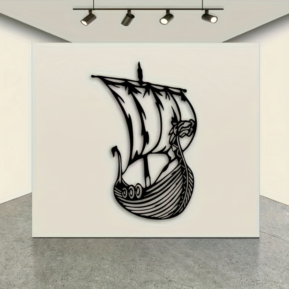 ของตกแต่งผนังโลหะรูปเรือไวกิ้ง - Home Decor Brand บทวิจารณ์และราคา