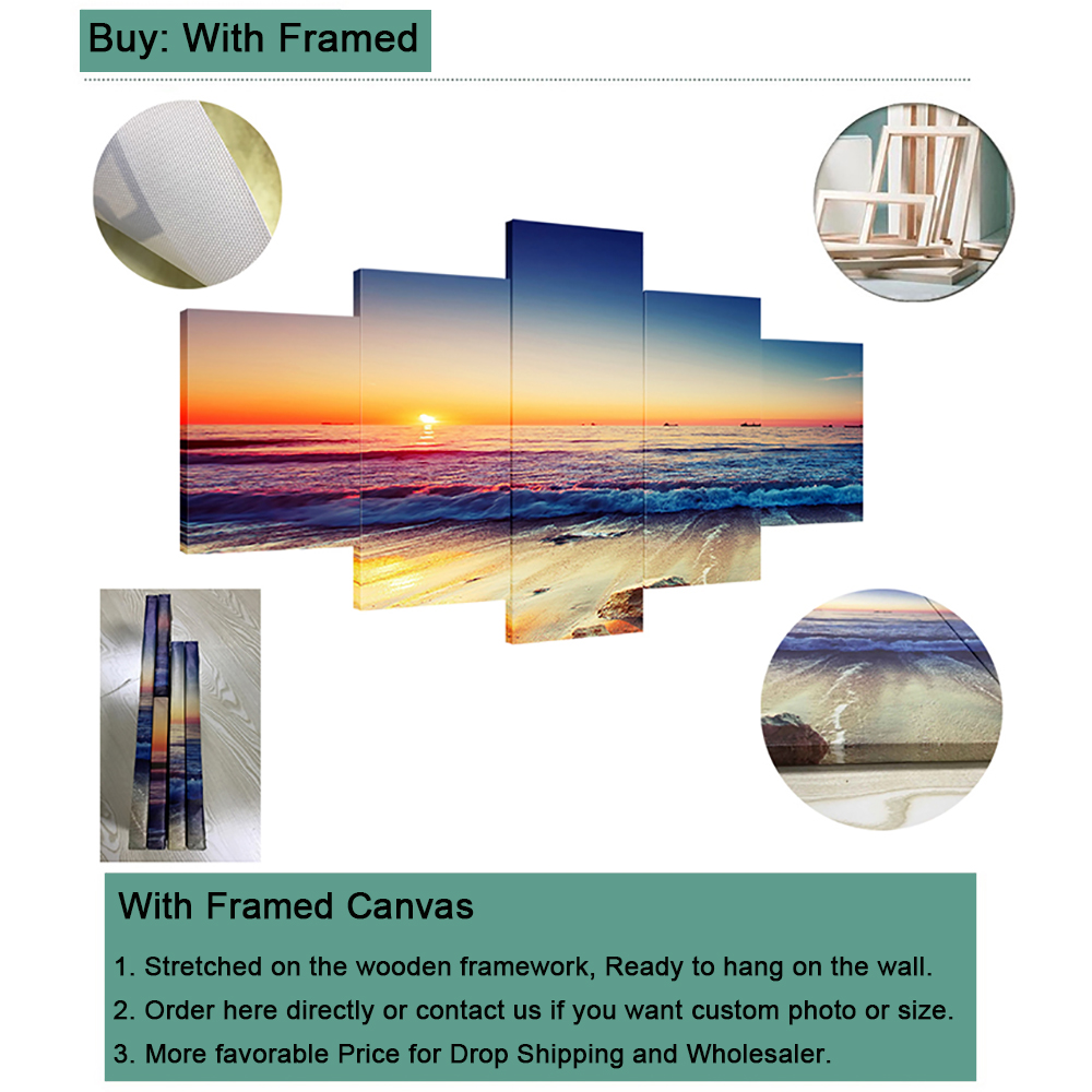 5 ชิ้น Wall Art ผ้าใบรถยนต์โปส - Home Decor Range บทวิจารณ์และราคา