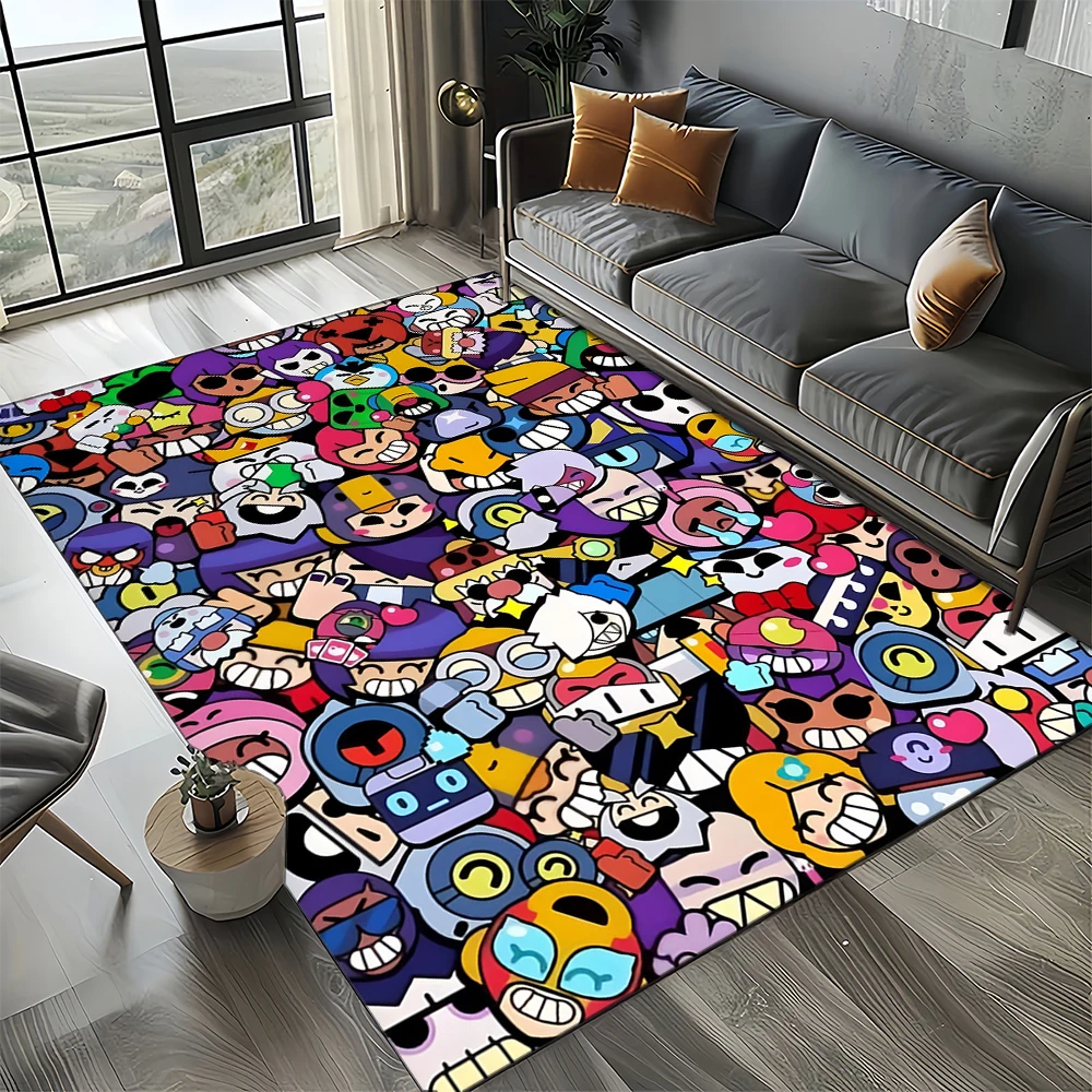 พรมลายการ์ตูนเกม B-rawl Game S - Home Decor Game Online บทวิจารณ์และราคา