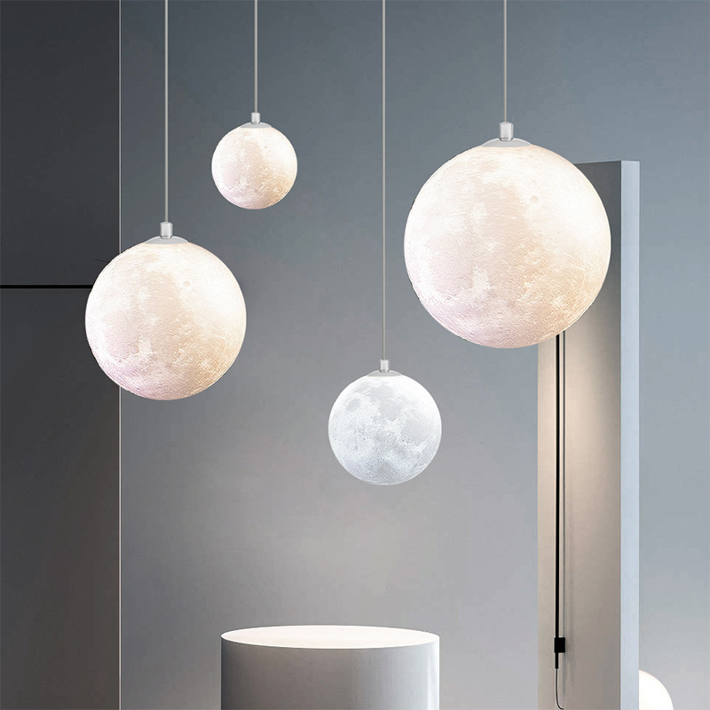 การออกแบบสร้างสรรค์ที่ทันสมัย  - Hanging Moon Lamp บทวิจารณ์และราคา