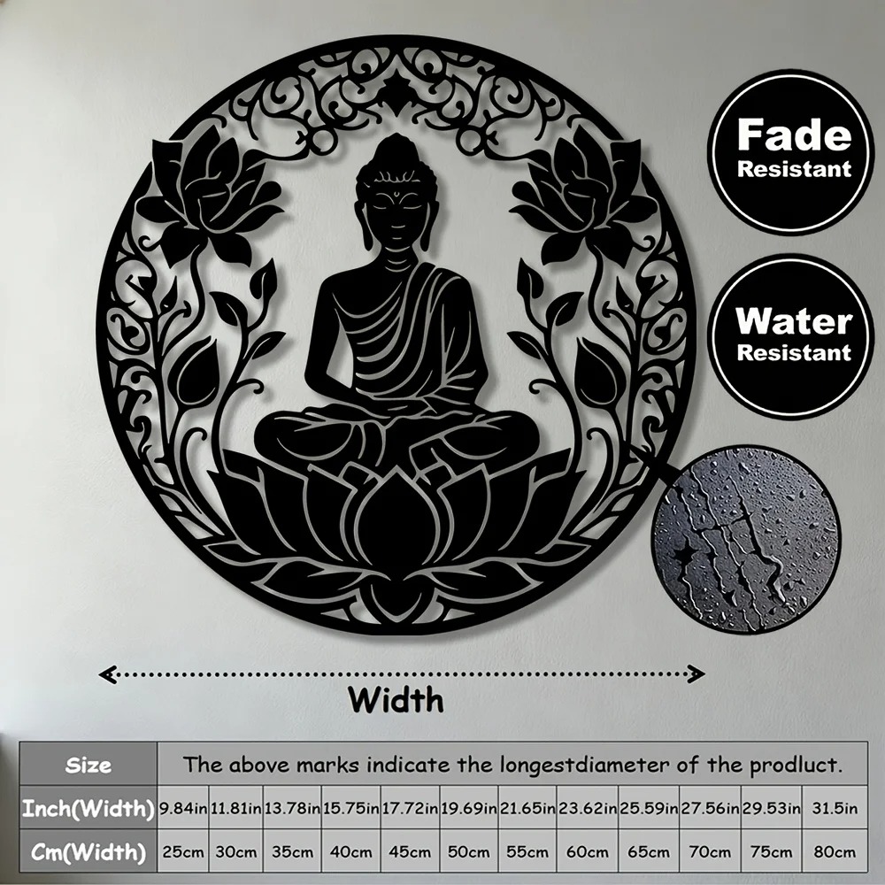 งานศิลปะติดผนังโลหะรูปพระพุทธร - Home Decor Brand บทวิจารณ์และราคา