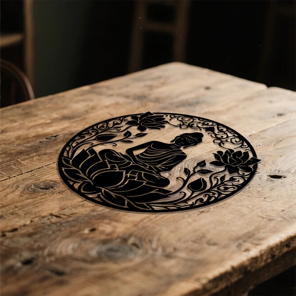 งานศิลปะติดผนังโลหะรูปพระพุทธร - Home Decor Brand บทวิจารณ์และราคา