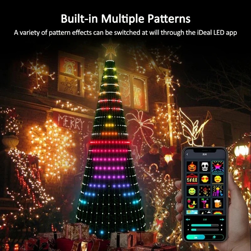 ไฟประดับต้นคริสต์มาสรูปดาว RGB - Home Decor Tree บทวิจารณ์และราคา