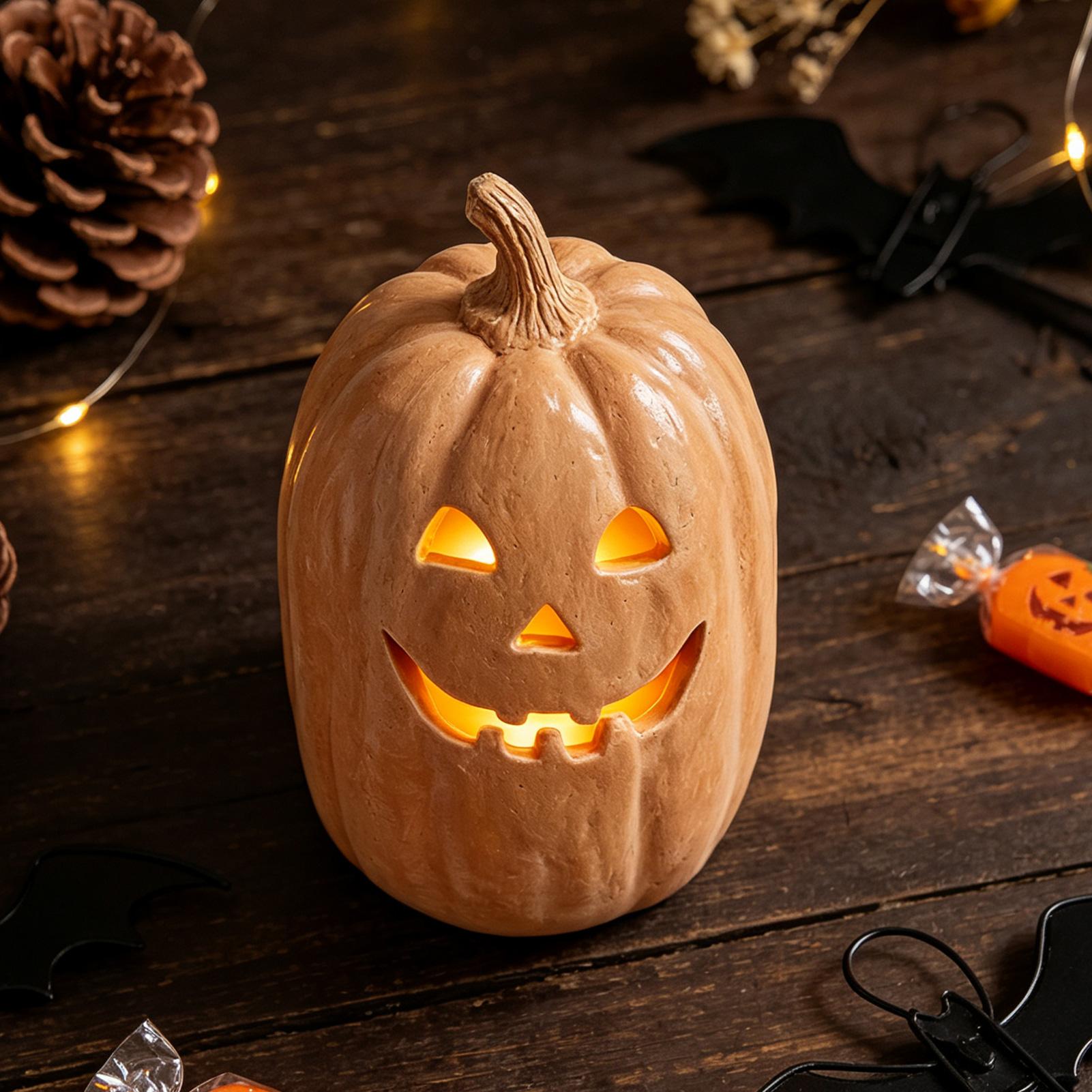 งานฝีมือฟักทองฮาโลวีน ของตกแต่ - Home Decor Halloween บทวิจารณ์และราคา