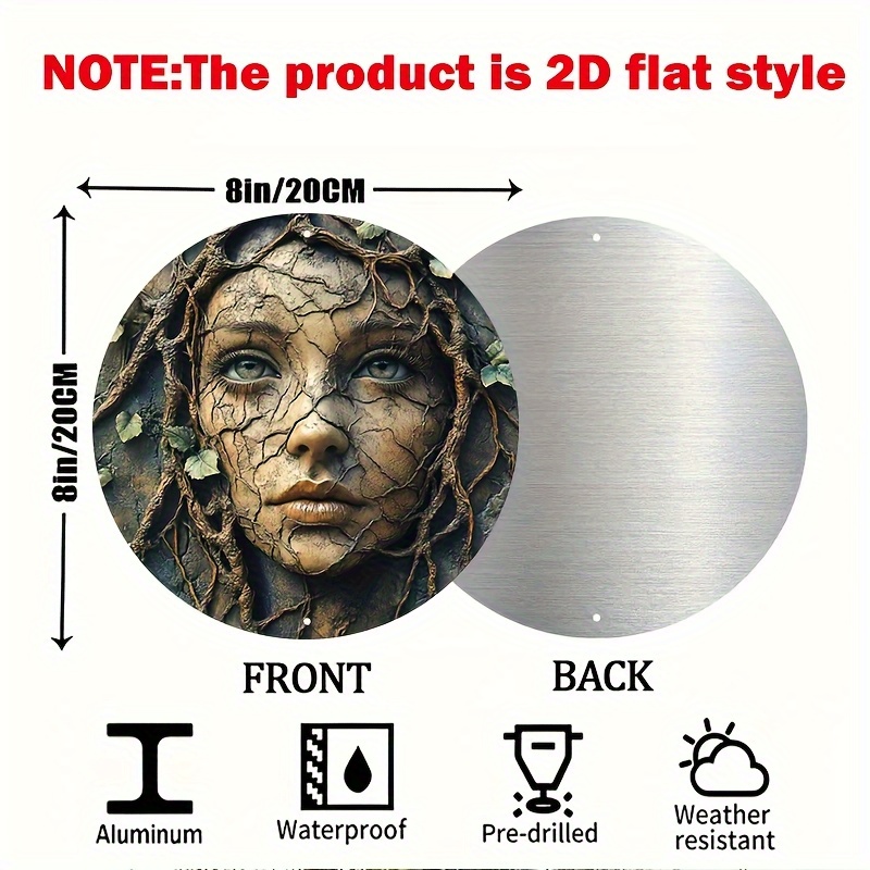 งานศิลปะติดผนังทรงกลมอะลูมิเนี - Home Decor Tree บทวิจารณ์และราคา