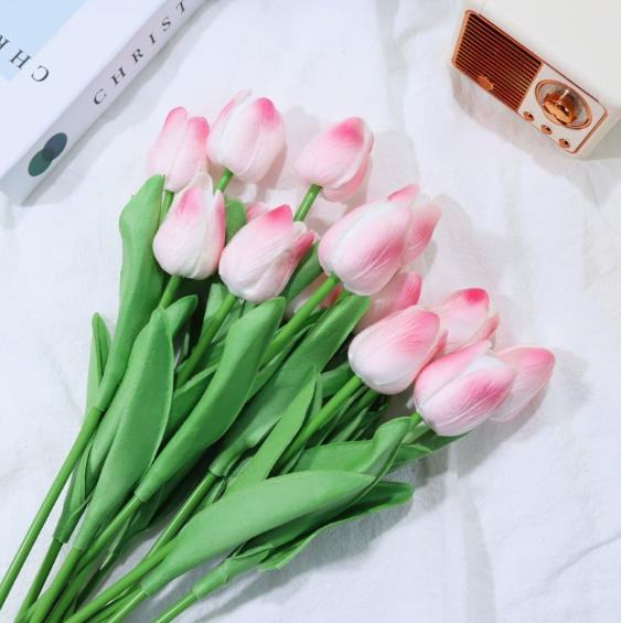 ดอกทิวลิปประดิษฐ์ 5 ชิ้น ชิ้นง - Home Decor Tulip บทวิจารณ์และราคา