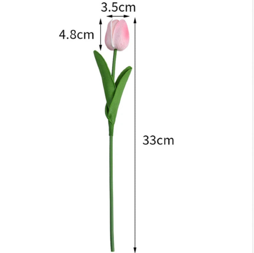 ดอกทิวลิปประดิษฐ์ 5 ชิ้น ชิ้นง - Home Decor Tulip บทวิจารณ์และราคา