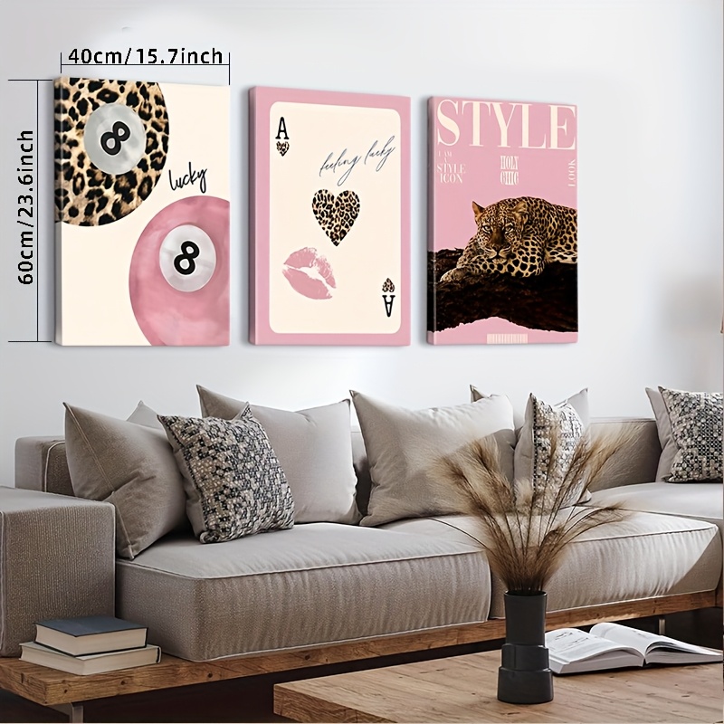 ภาพพิมพ์ศิลปะบนผืนผ้าใบลายเสือ - Home Decor Brand บทวิจารณ์และราคา