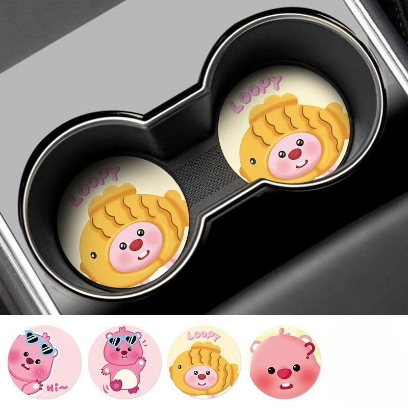 แผ่นรองแก้วลายการ์ตูน Loopy Cr - Home Decor Interior บทวิจารณ์และราคา