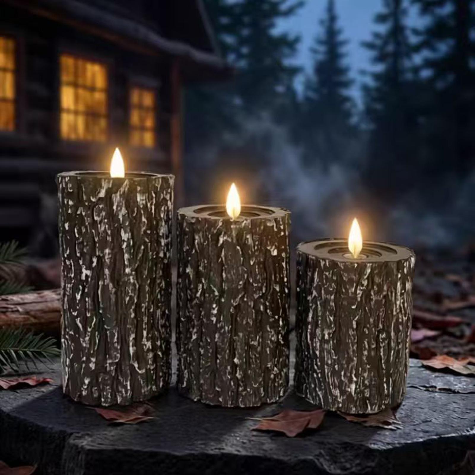 เทียนไร้เปลวไฟพร้อมรีโมท 3 ชิ้ - Home Decor Tree บทวิจารณ์และราคา