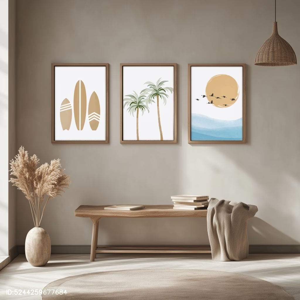 3 ชิ้นโมเดิร์นโบโฮเบิร์ด, ซัน, - Home Decor Tree บทวิจารณ์และราคา