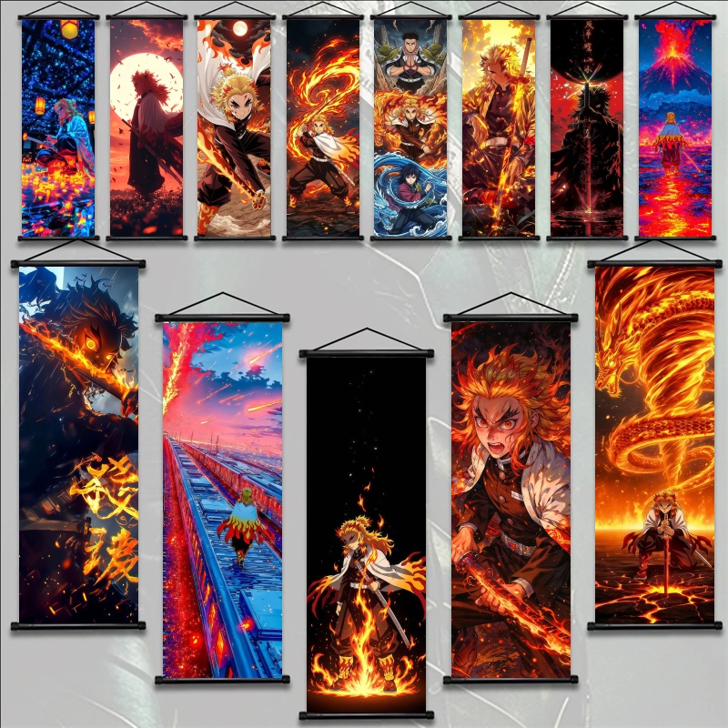 ผ้าพิมพ์ลายอนิเมะ Demon Slayer - Home Decor Mod บทวิจารณ์และราคา