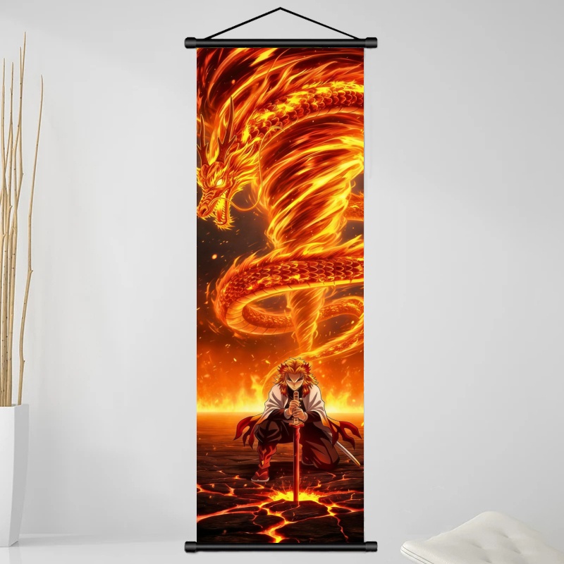 ผ้าพิมพ์ลายอนิเมะ Demon Slayer - Home Decor Mod บทวิจารณ์และราคา