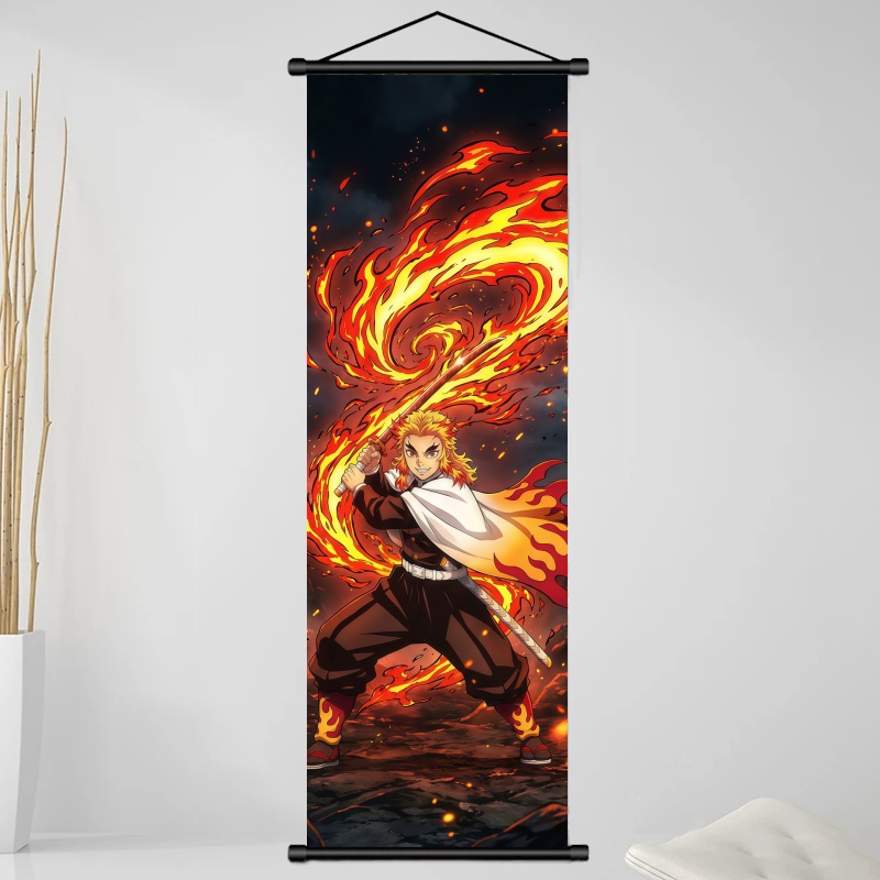 ผ้าพิมพ์ลายอนิเมะ Demon Slayer - Home Decor Mod บทวิจารณ์และราคา