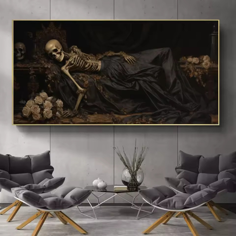 ภาพวาดศิลปะโกธิคแนวดาร์กอาร์ต  - Home Decor Gothic บทวิจารณ์และราคา