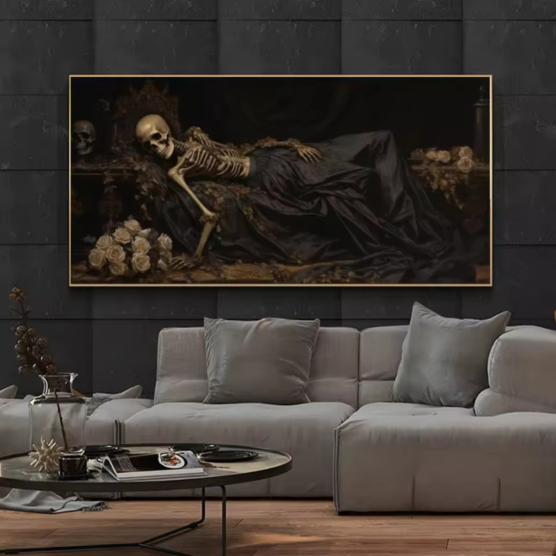 ภาพวาดศิลปะโกธิคแนวดาร์กอาร์ต  - Home Decor Gothic บทวิจารณ์และราคา