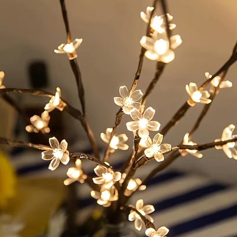 ไฟต้นซากุระ 20 LED 1/2 ชิ้น สำ - Home Decor Tree บทวิจารณ์และราคา