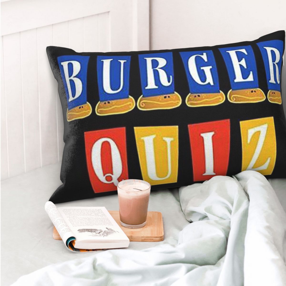 เบอร์เกอร์ ควิซ โลโก้ใหม่ ปลอก - Home Decor Quiz บทวิจารณ์และราคา