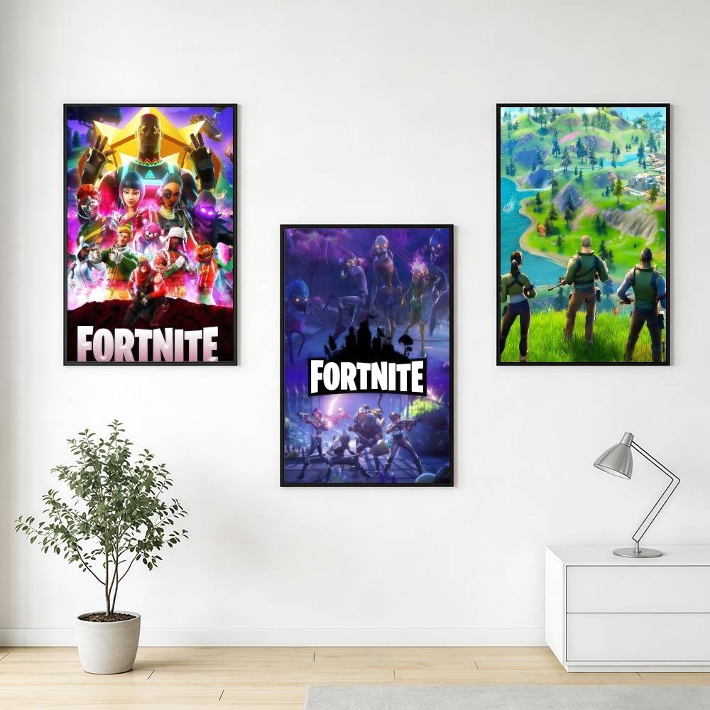 F-FORTNITES-ES โปสเตอร์เกมออนไ - Home Decor Game Online บทวิจารณ์และราคา