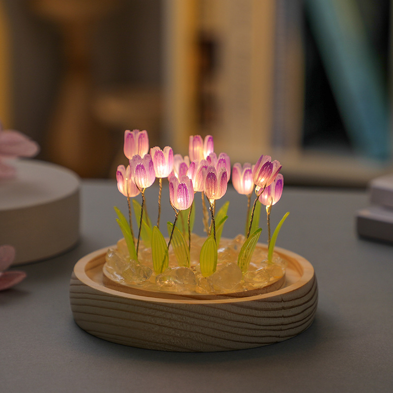ถุงทิวลิปทำด้วยมือแบบ DIY ทำมื - Home Decor Tulip บทวิจารณ์และราคา