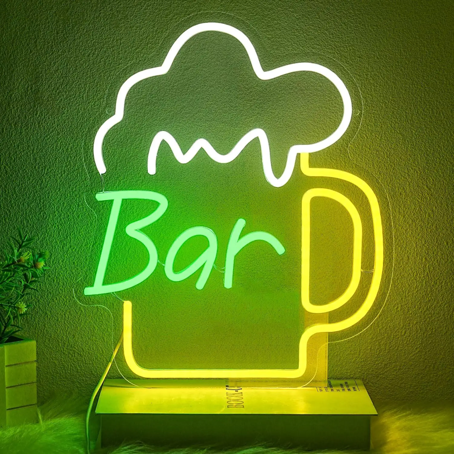ป้ายไฟนีออนร้านเบียร์ ไฟ LED ป - Home Decor Shop บทวิจารณ์และราคา