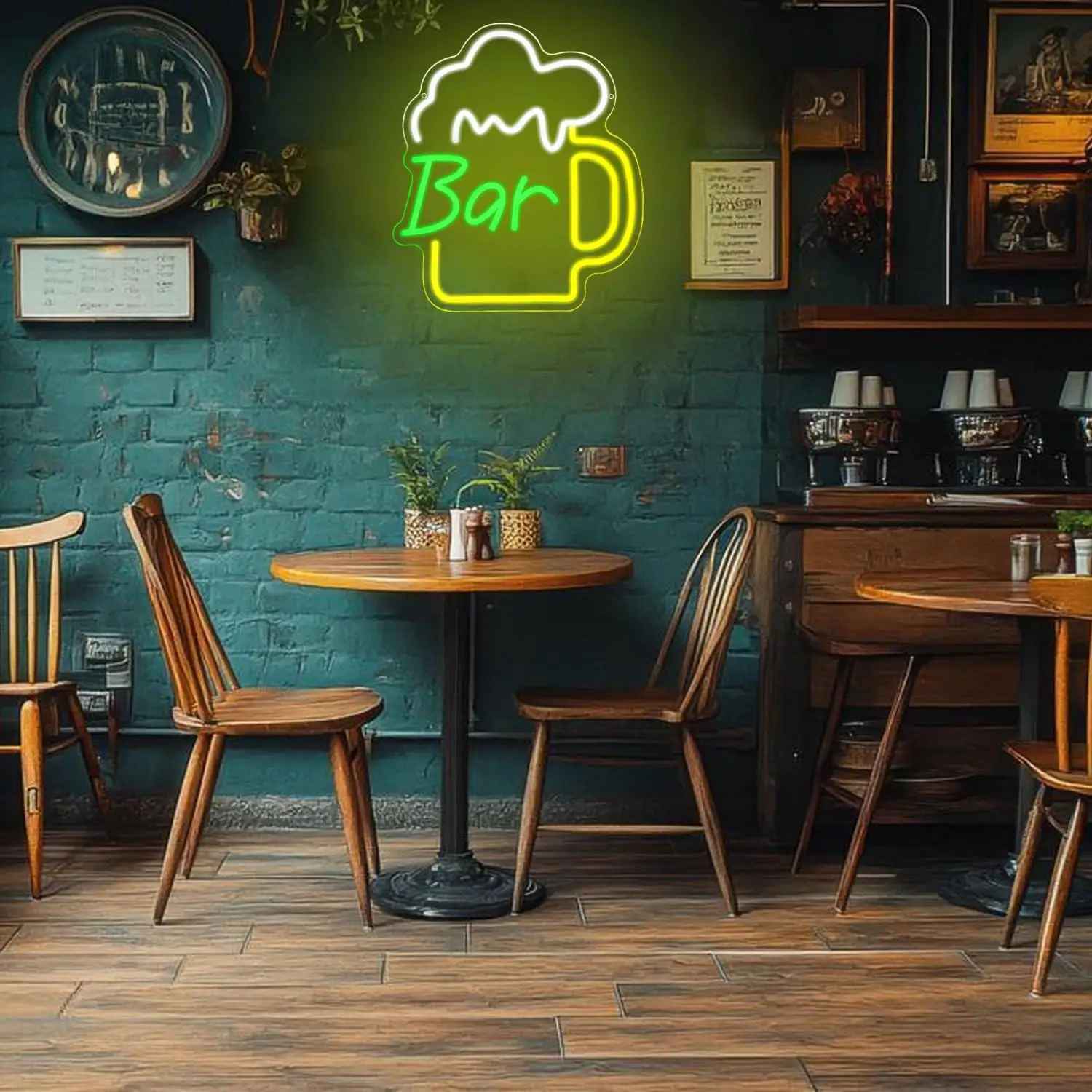 ป้ายไฟนีออนร้านเบียร์ ไฟ LED ป - Home Decor Shop บทวิจารณ์และราคา